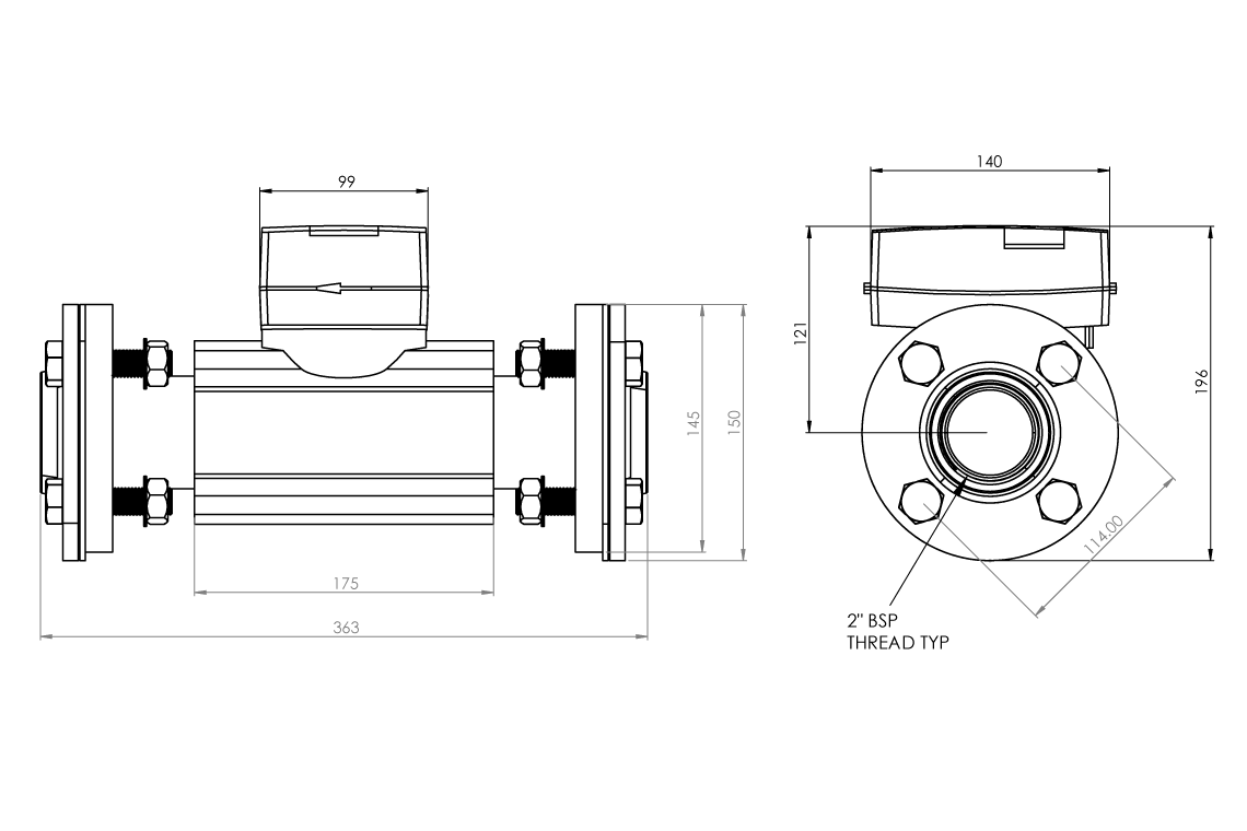 HYDRUS2 COLD DN50 M-BUS