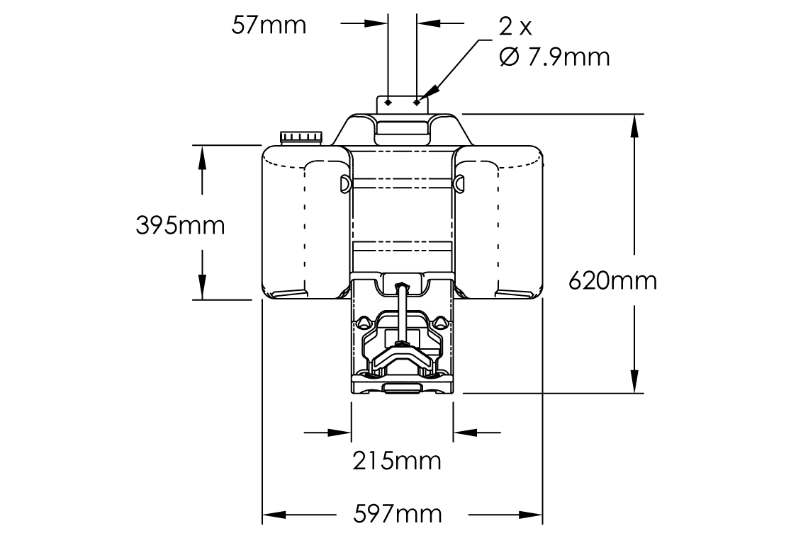 Eye Wash: Portable Gravity Operated