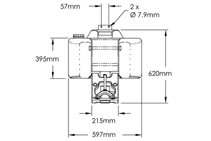 Eye Wash: Portable Gravity Operated