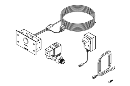 Single Button Control Kit - Front Access for In-Wall Application - Adjustable Time