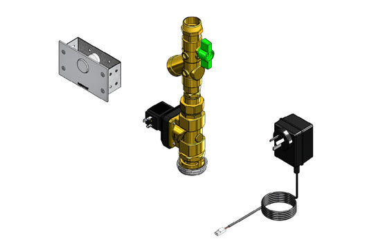 Touch-Activated Single Flush WC Flushing System - Duct Access - Mains