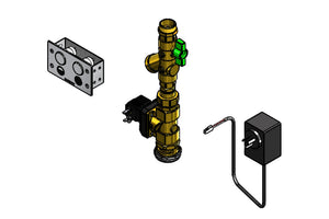 Touch-Activated Dual Flush WC Flushing System - Duct Access