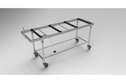 LEEC: Roller Tilt Top Trolley - 660mm - Ribbed