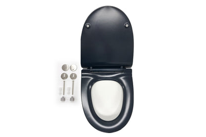 Toilet Seat Ocean Blue Soft Close Double Flap