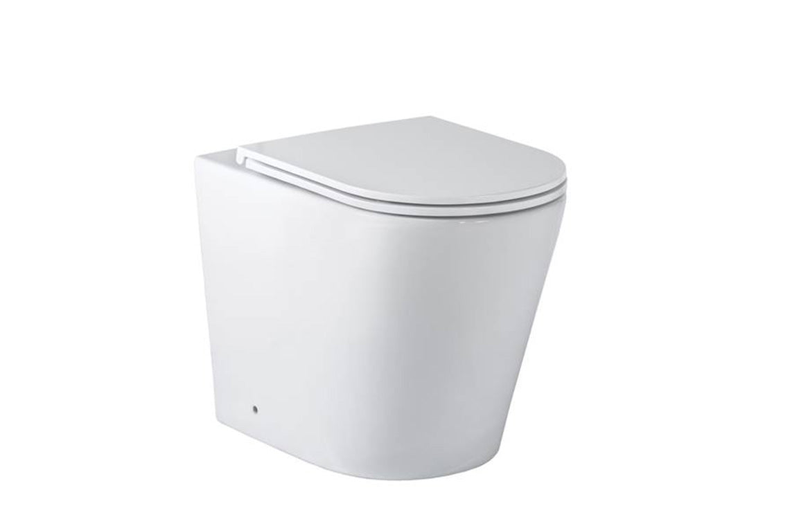Wall Faced Toilet Pan - Floor Mount