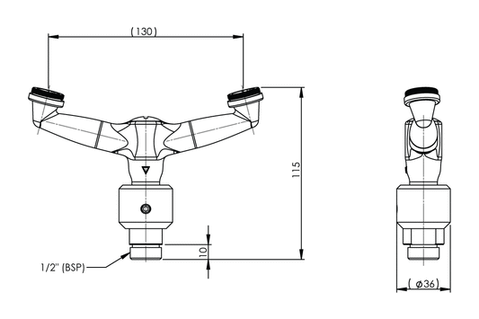 Retrofit ECE Eyewash Frame Only