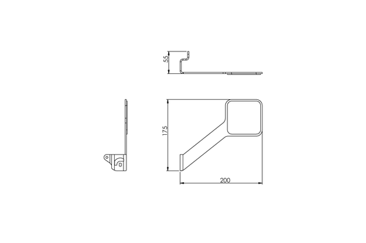 ECE Push Handle to Suit Eye/Face Wash Control