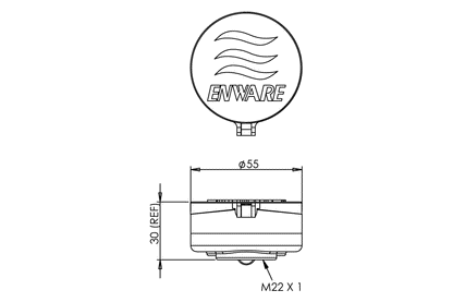 Eye-Face Wash Outlet with Dust Cover and Aerator (Each)