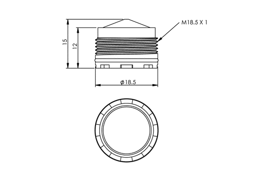 Aerator Cache Honeycomb TJ M18.5 x 1