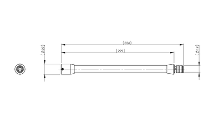 Riser Assembly 300mm Low Lead
