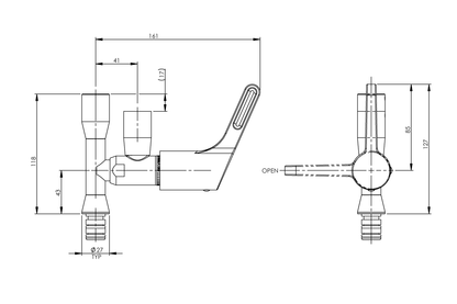 Pot Filler Adaptor - Excluding Spout