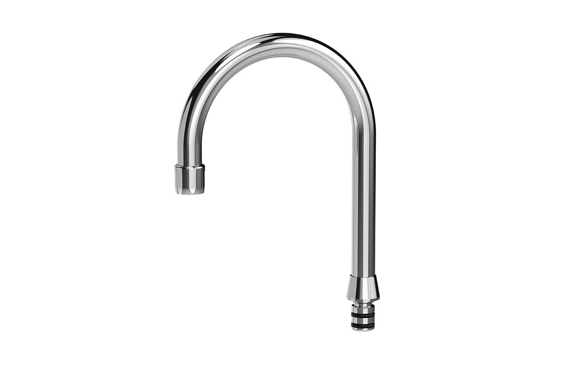 Curved Outlet Aerated - 150mm - 95mm Height