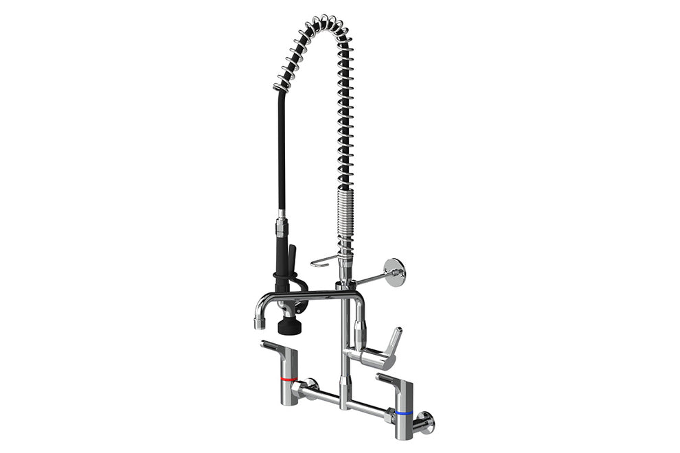 Food Service: Ultra Rinse Pre-Rinse Wall Adjustable Exposed Mixing Set ...