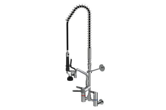 Pre Rinse Wall Exposed Mixer Assembly with Pot Filler