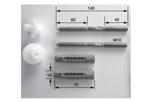 Spare Parts: Lag Bolts (2 in Pack)