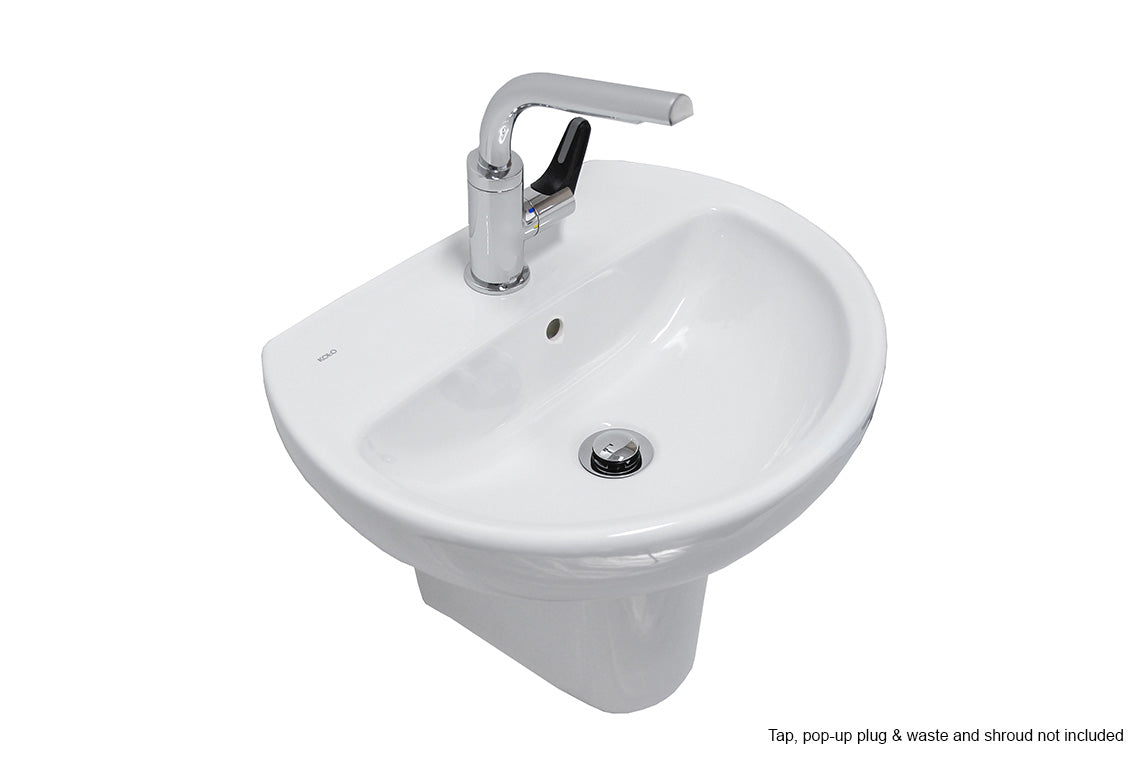 D-Shape Basin 600mm