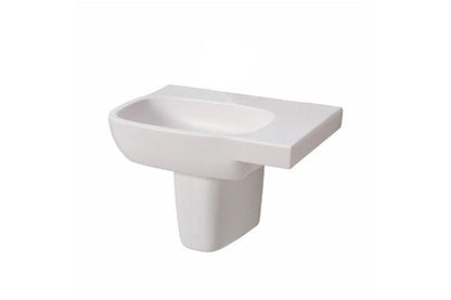 Style Asymmetrical Basin Left Hand Bowl 650mm - 1 x Taphole 1 x Overflow