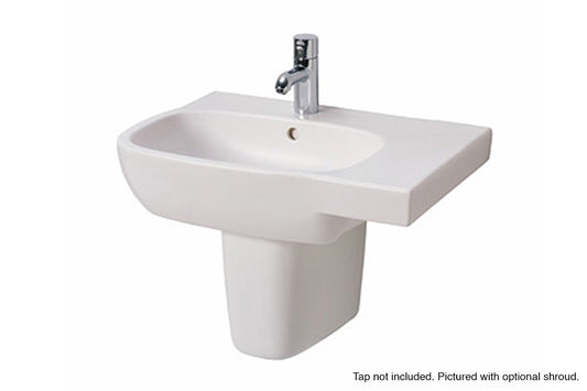 Style Asymmetrical Basin Right Hand Bowl 650mm - 1 x Taphole 1 x Overflow (1)