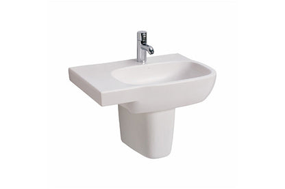 Style Asymmetrical Basin Right Hand Bowl 650mm - 1 x Taphole 1 x Overflow
