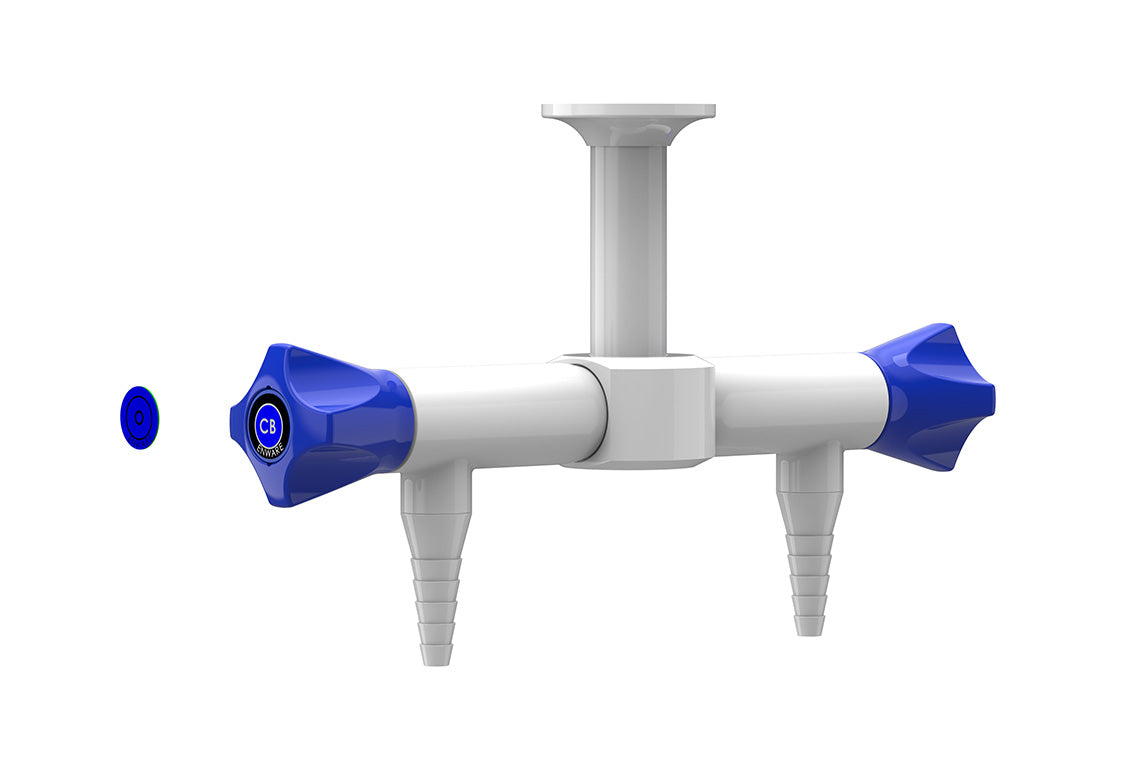 ComLab 2 Way Pendant Needle Valve - Oxygen