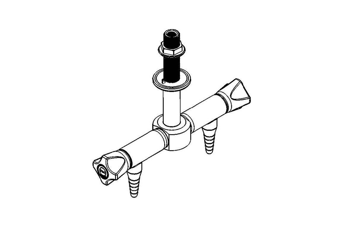 ComLab 2 Way Pendant Needle Valve - Vacuum