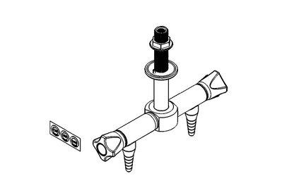 ComLab 2 Way Pendant Valve - Ceramic Disc - Water