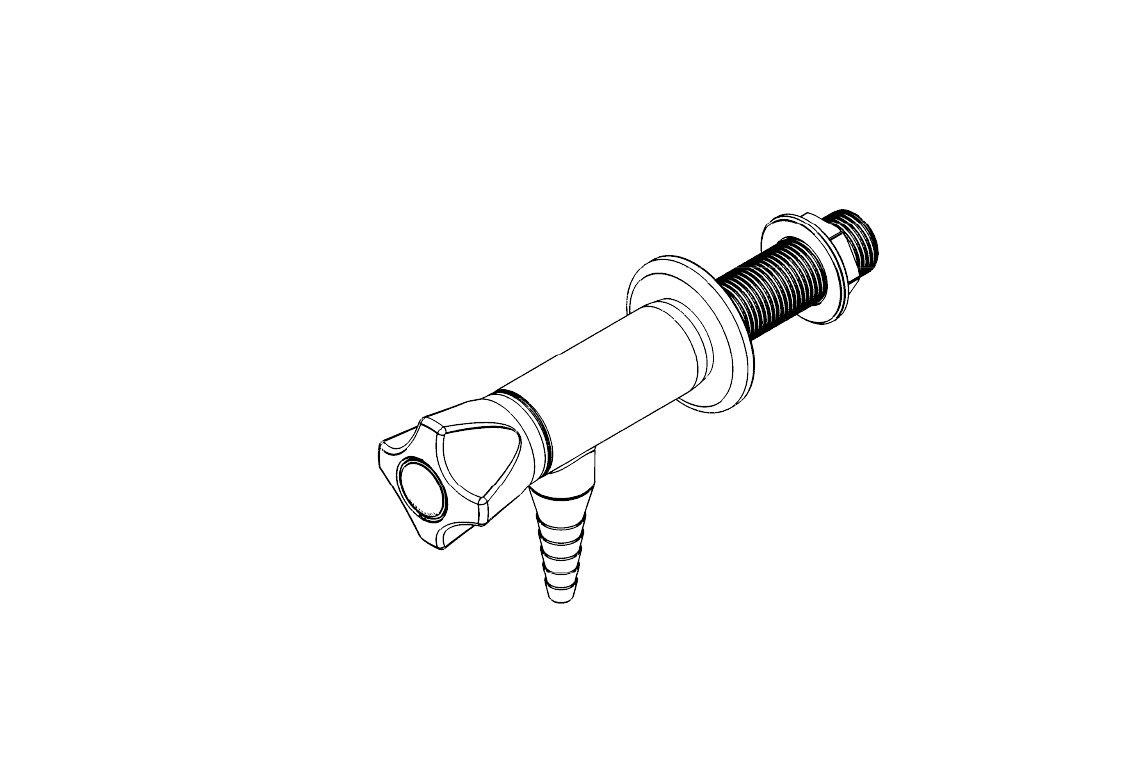ComLab 1 Way 90 Deg Needle Valve - Vacuum