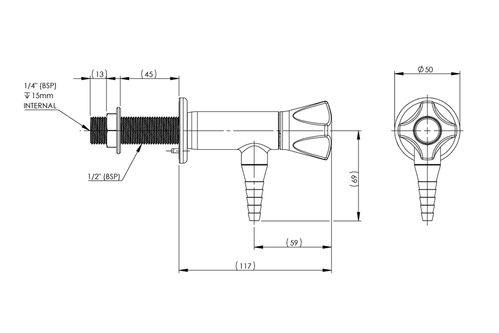 ComLab 1 Way 90 Deg Needle Valve - Vacuum – Enware