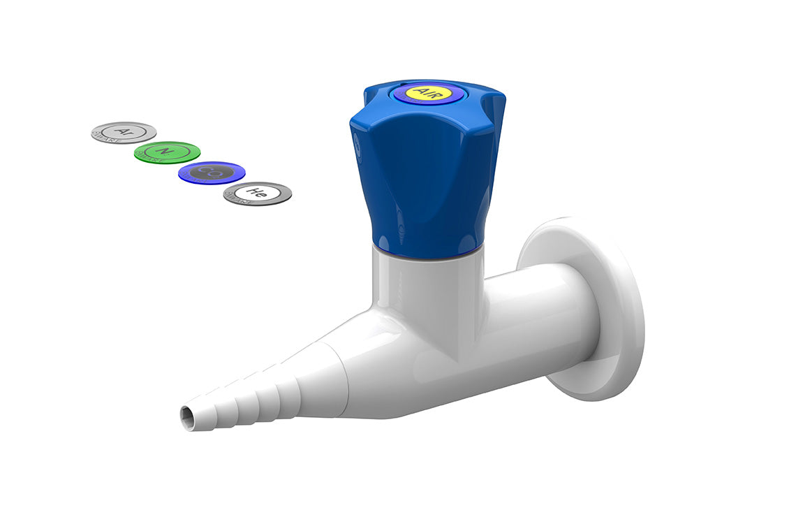 ComLab 1 Way Straight Needle Valve - Dry Media - AIR/ CO2/ HE/ AR/ N2