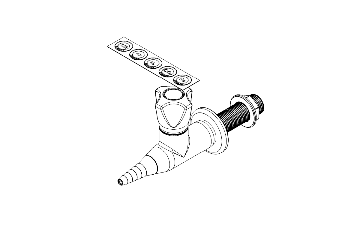 ComLab 1 Way Straight Needle Valve - Dry Media - AIR/ CO2/ HE/ AR/ N2