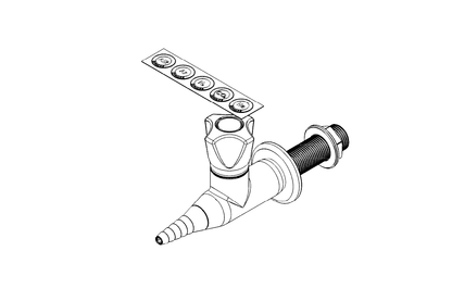 ComLab 1 Way Straight Needle Valve - Dry Media - AIR/ CO2/ HE/ AR/ N2