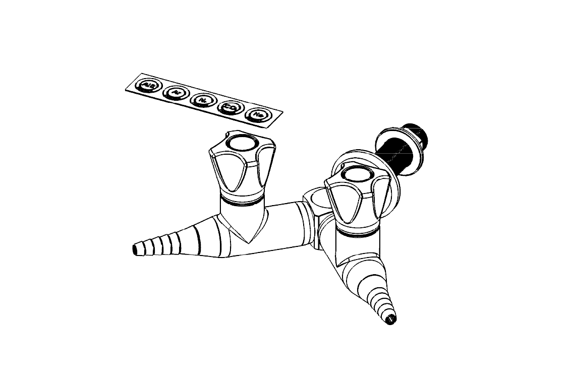 ComLab 2 Way Straight Needle Valve - Dry Media - AIR/ CO2/ HE/ AR/ N2