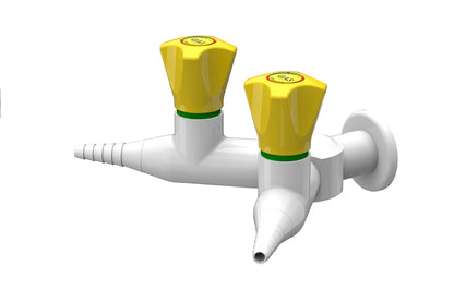 ComLab 2 Way Straight Valve - Push Turn - Natural Gas/LPG
