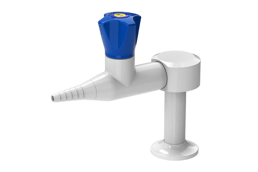 ComLab Bench Mounted 1 Way Straight Needle Valve - Dry Media- AIR/ CO2/ HE/ AR/ N2