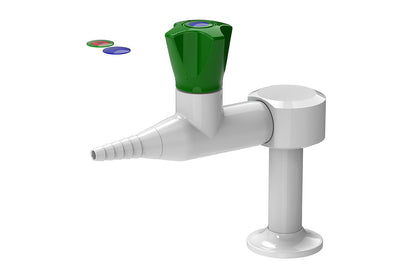 ComLab Bench Mounted 1 Way Straight Valve - Ceramic Disc - Water
