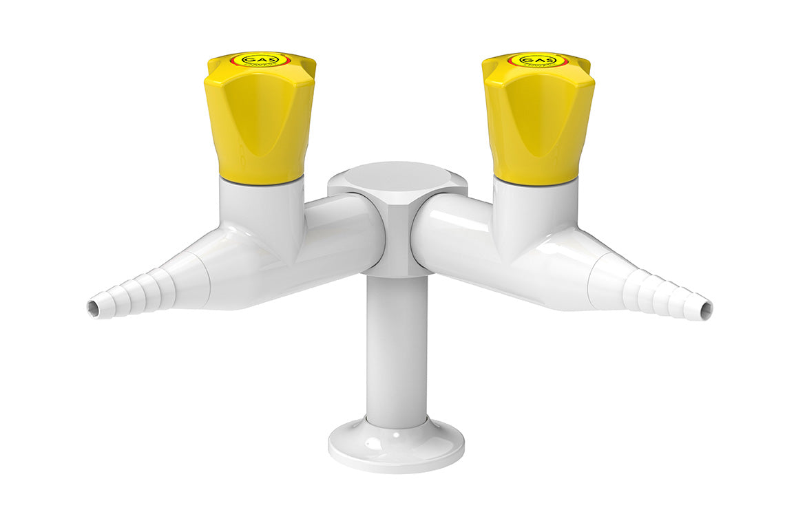 ComLab Bench Mounted 2 Way 90 Degree Needle Valve - Natural Gas/LPG