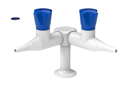 ComLab Bench Mounted 2 Way 90 Degree Needle Valve - Oxygen