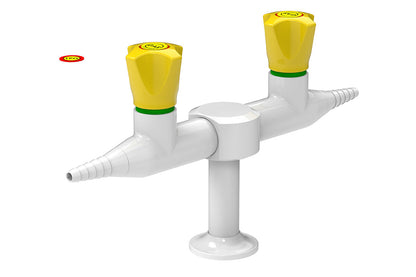 ComLab Bench Mounted 2 Way 180 Degree Push Turn Gas Turret - Natural Gas/LPG