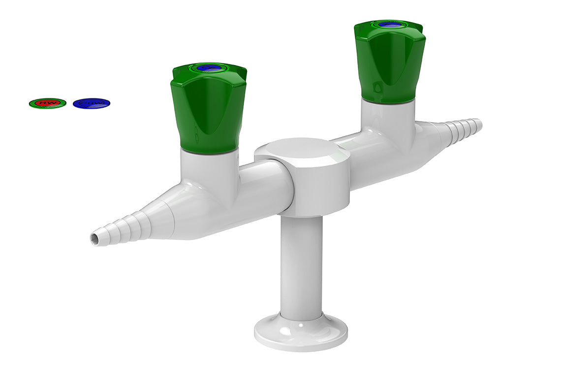 ComLab Bench Mounted 2 Way 180 Degree Valve - Ceramic Disc - Water