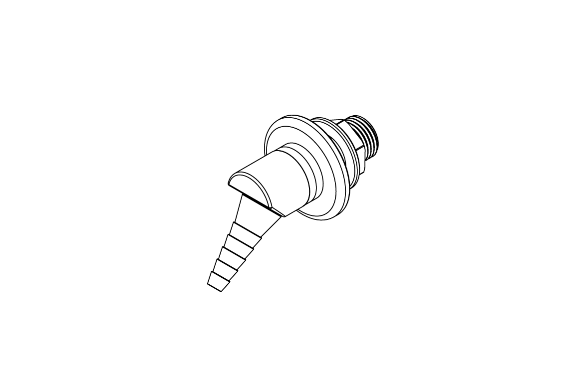 ComLab 45 Degree Fume Cupboard Outlet - Vacuum