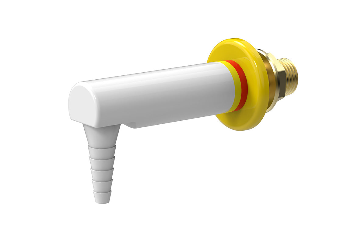ComLab 90 Degree Fume Cupboard Outlet - Natural Gas/LPG
