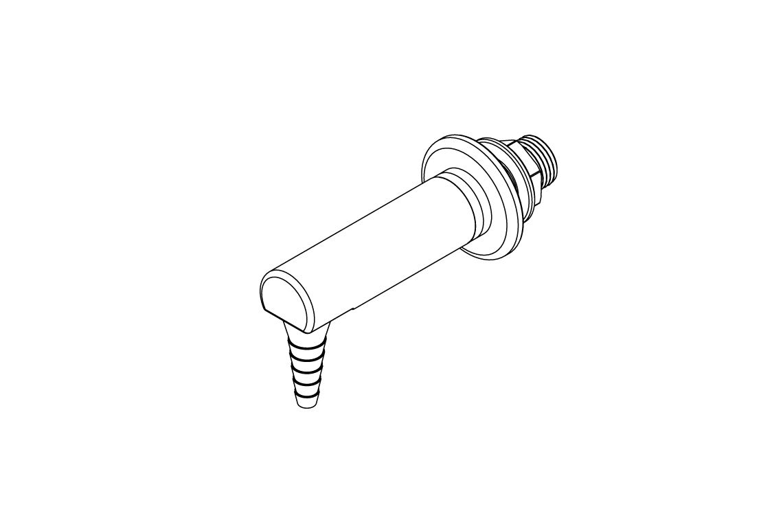 ComLab: 90 Degree Fume Cupboard Outlet -Vacuum