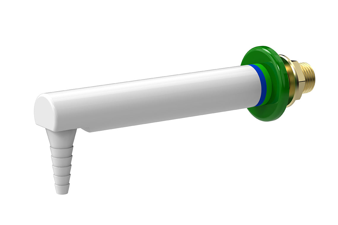 ComLab 150mm 90 Degree Fume Cupboard Outlet - Water