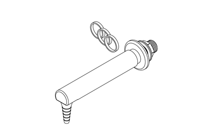 ComLab 150mm 90 Degree Fume Cupboard Outlet - Water