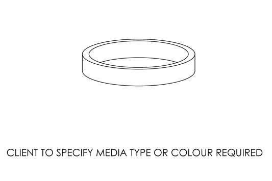 Indicator Ring - Gas Media (Plastic)