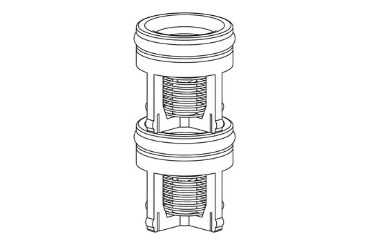 Dual Check Valve - LCN Nozzle