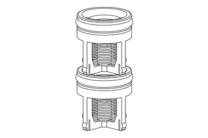 Dual Check Valve - LCN Nozzle