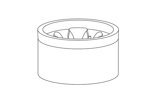 Flow Control - LCN Tube Nozzle - 6L/min