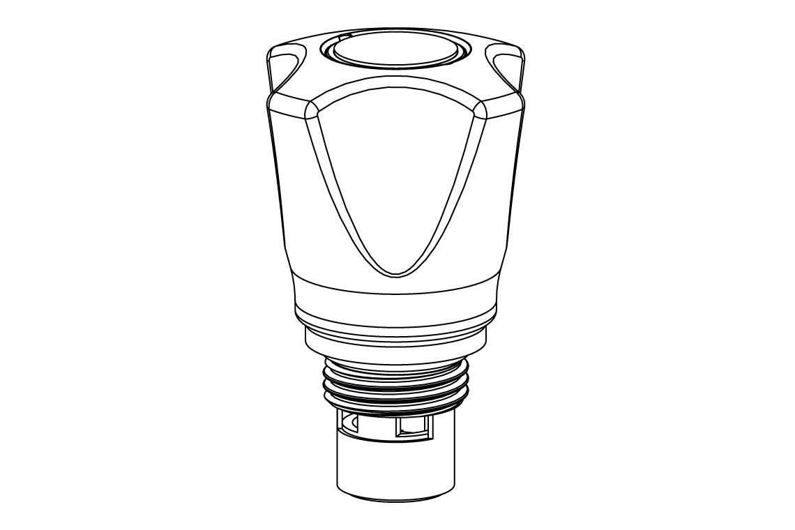 ComLab - Push To Turn Top Assembly - Complete - Burning Gas Application