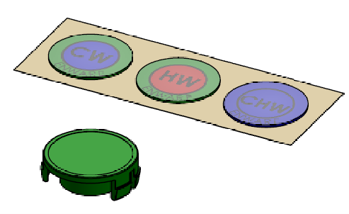 ComLab: Indicator and Mount - Green